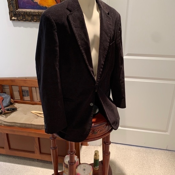 Brooks Brothers “346” Black Corduroy Sport Coat - Picture 3 of 9